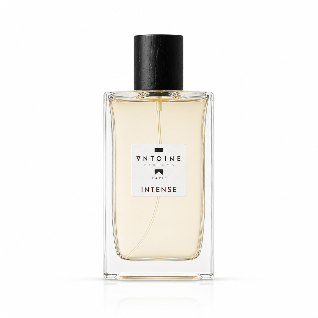 Antoine Parfums Intense 30ml perfume bottle on minimal background