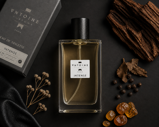 Antoine Parfums Intense eau de toilette 30ml bottle – leather and patchouli fragrance